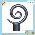 direct factory portable plastic shower curtain rod plastic pipe end caps